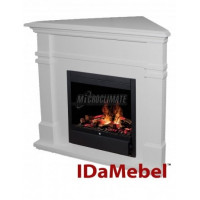 Каминокомплект IDaMebel Florida Угловой Белый Albany